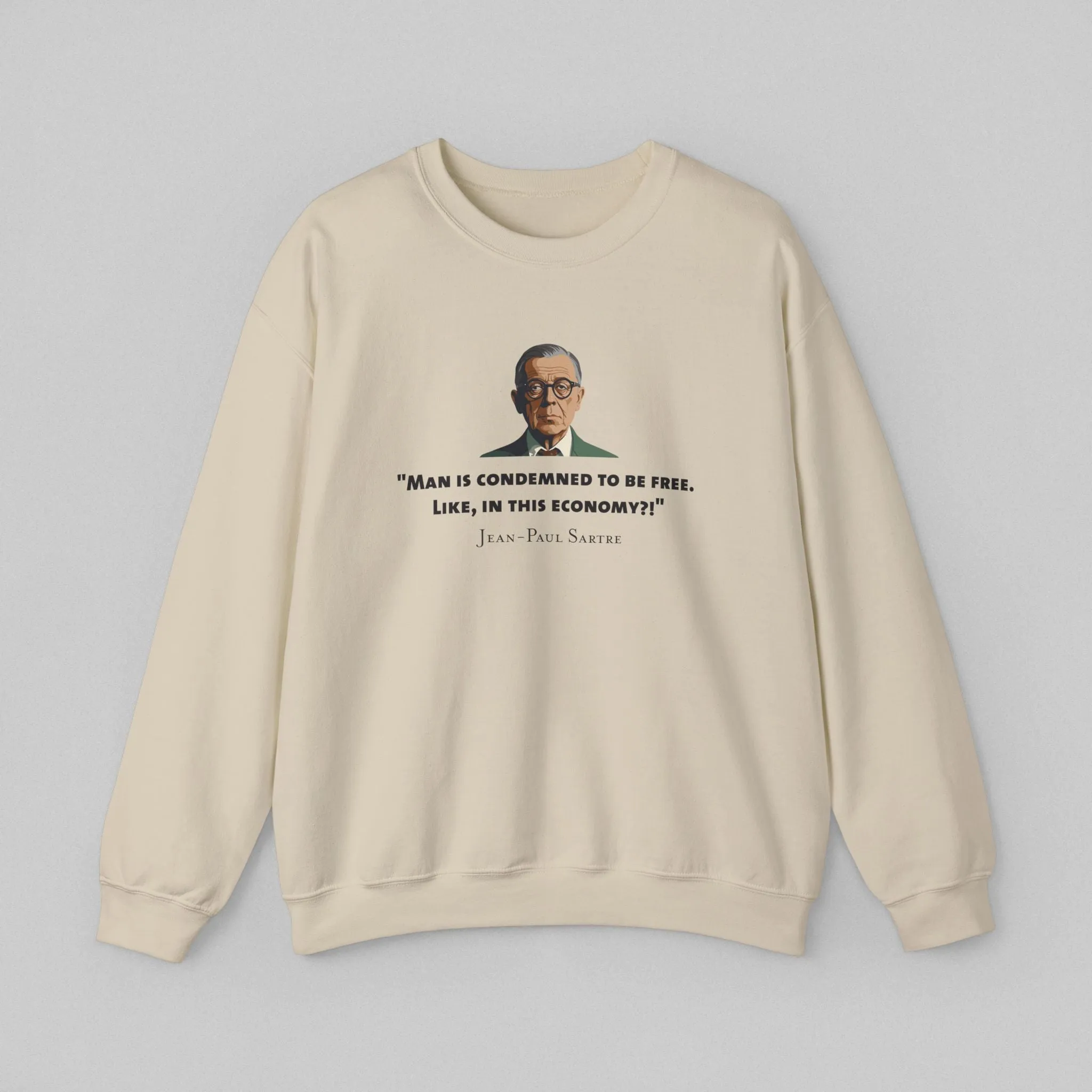 Man condemned - Sartre Women's Sweatshirt