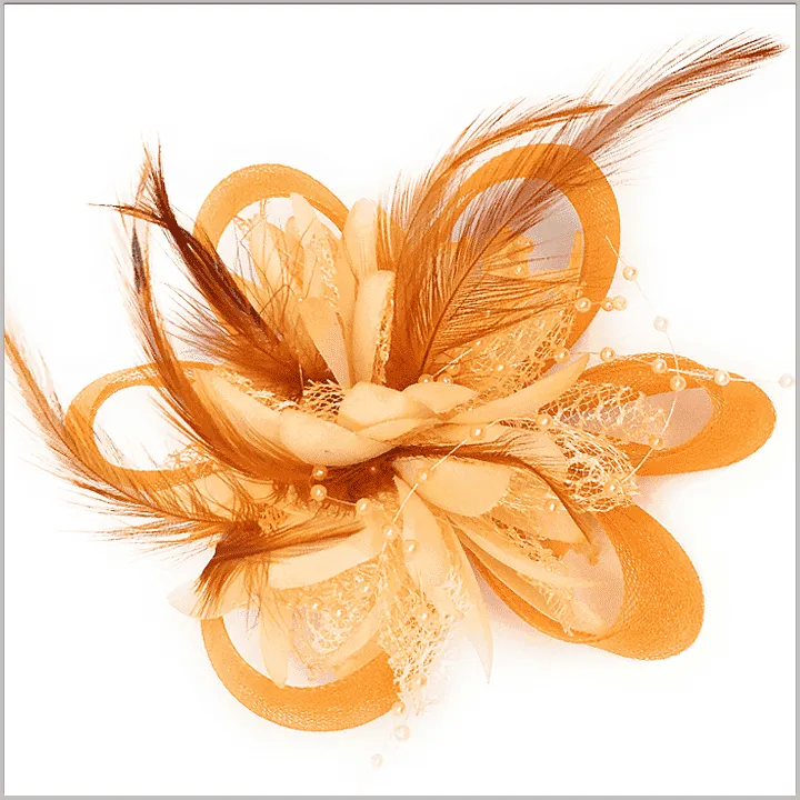 Men's Fashion Lapel Flower- Flower4 Orange