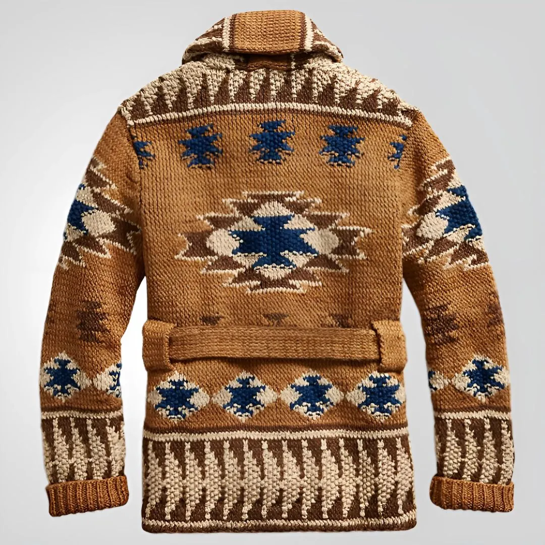 Men's Thick Jacquard Sweater