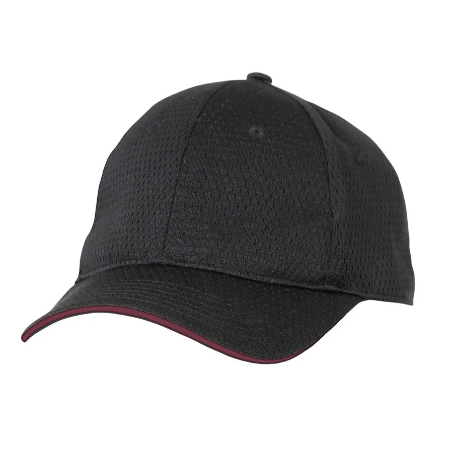 Merlot Cool Vent Baseball Cap w/ Trim