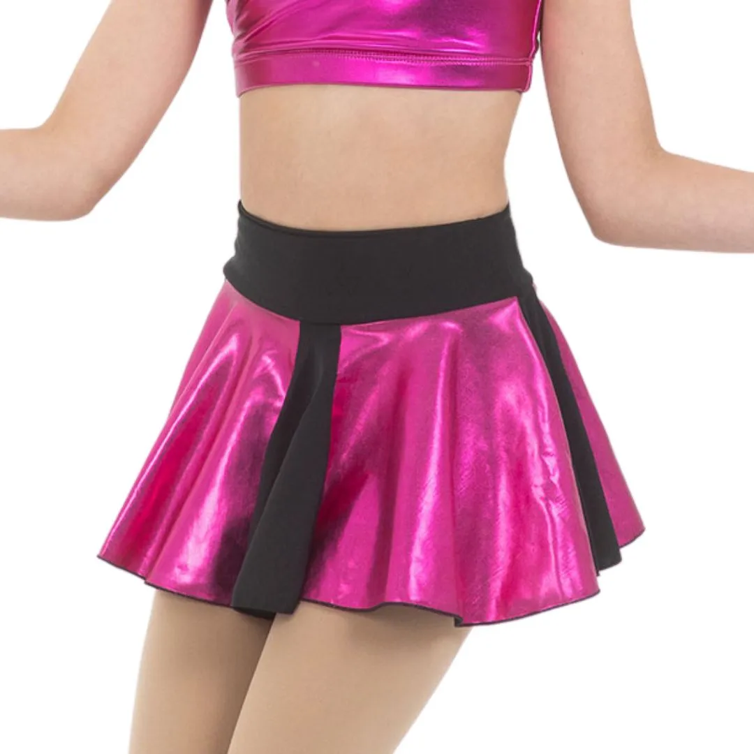 Metallic Cheer Skirt Child