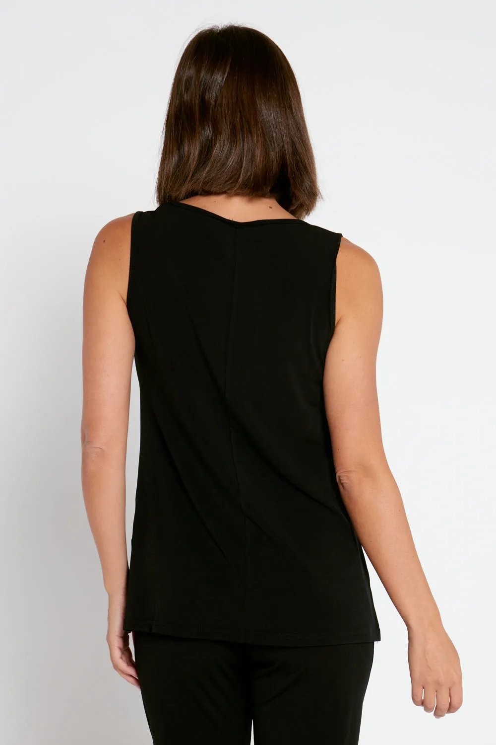 Mia Stretch Cami - Black