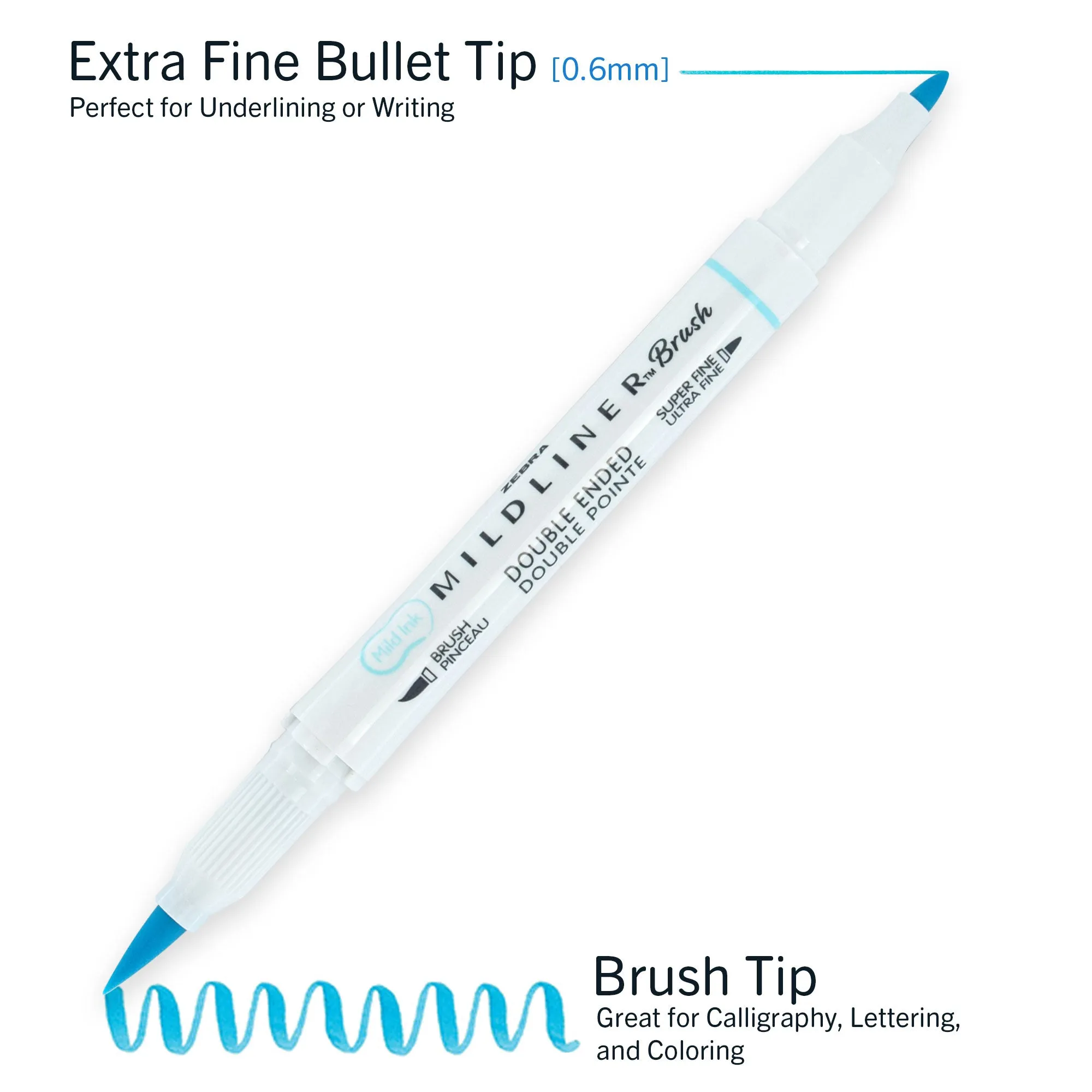 MILDLINER Dual-Tip Brush Pen