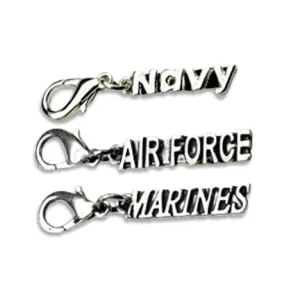 Military Pet Dog Collar Charms