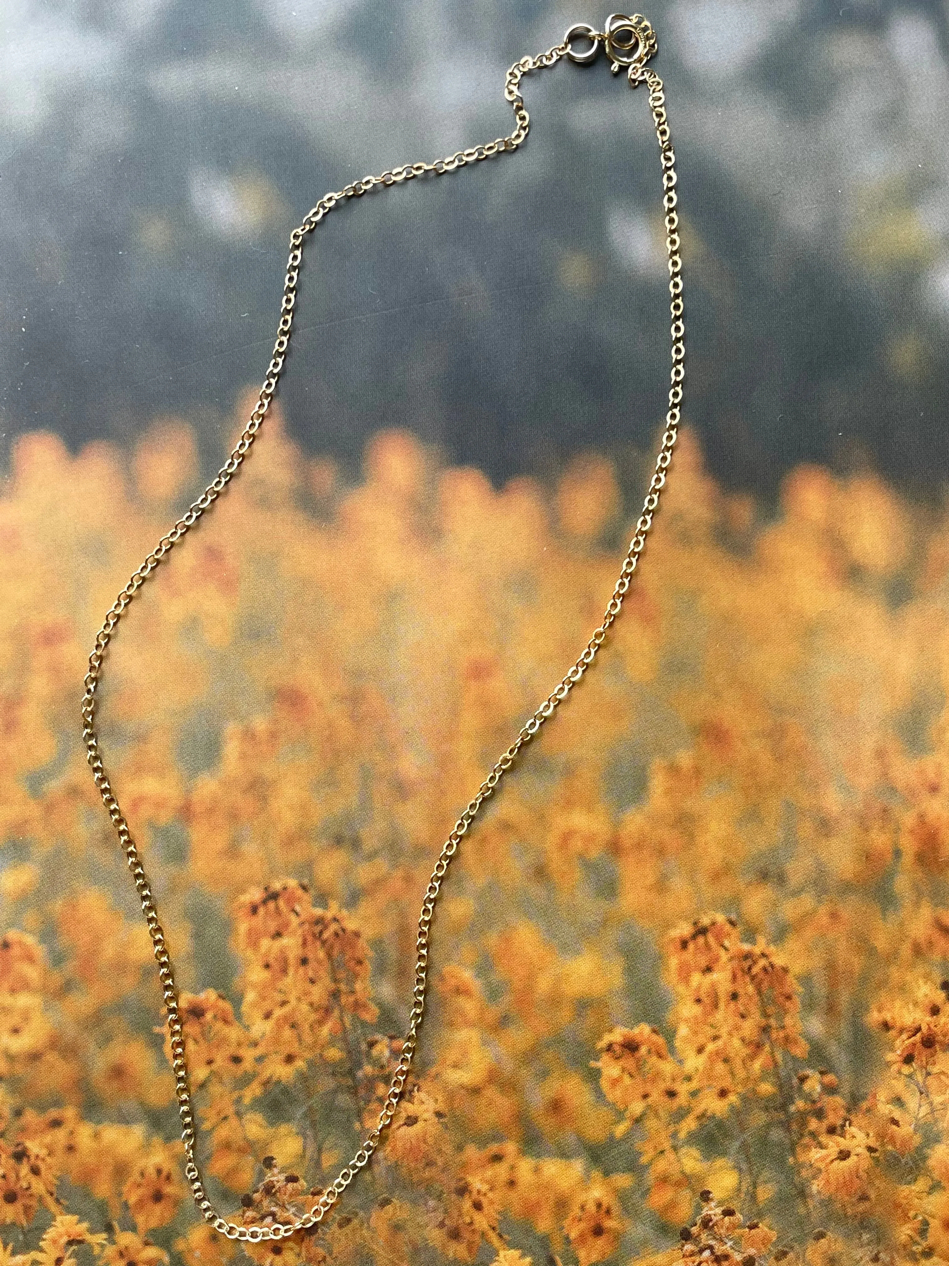 Minimalist Gold Chain Necklace Simple Delicate layering Necklace For Women