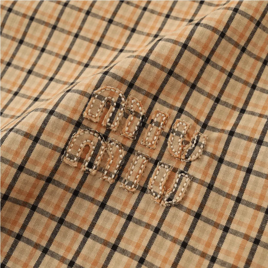 Miu Miu Checked Canvas Blouson Jacket