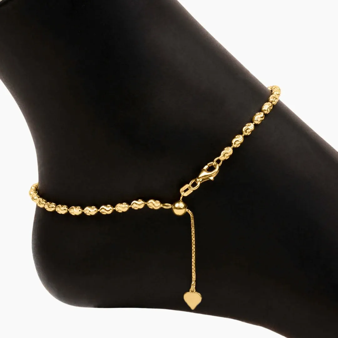 Moda Gold Layering Anklet Set