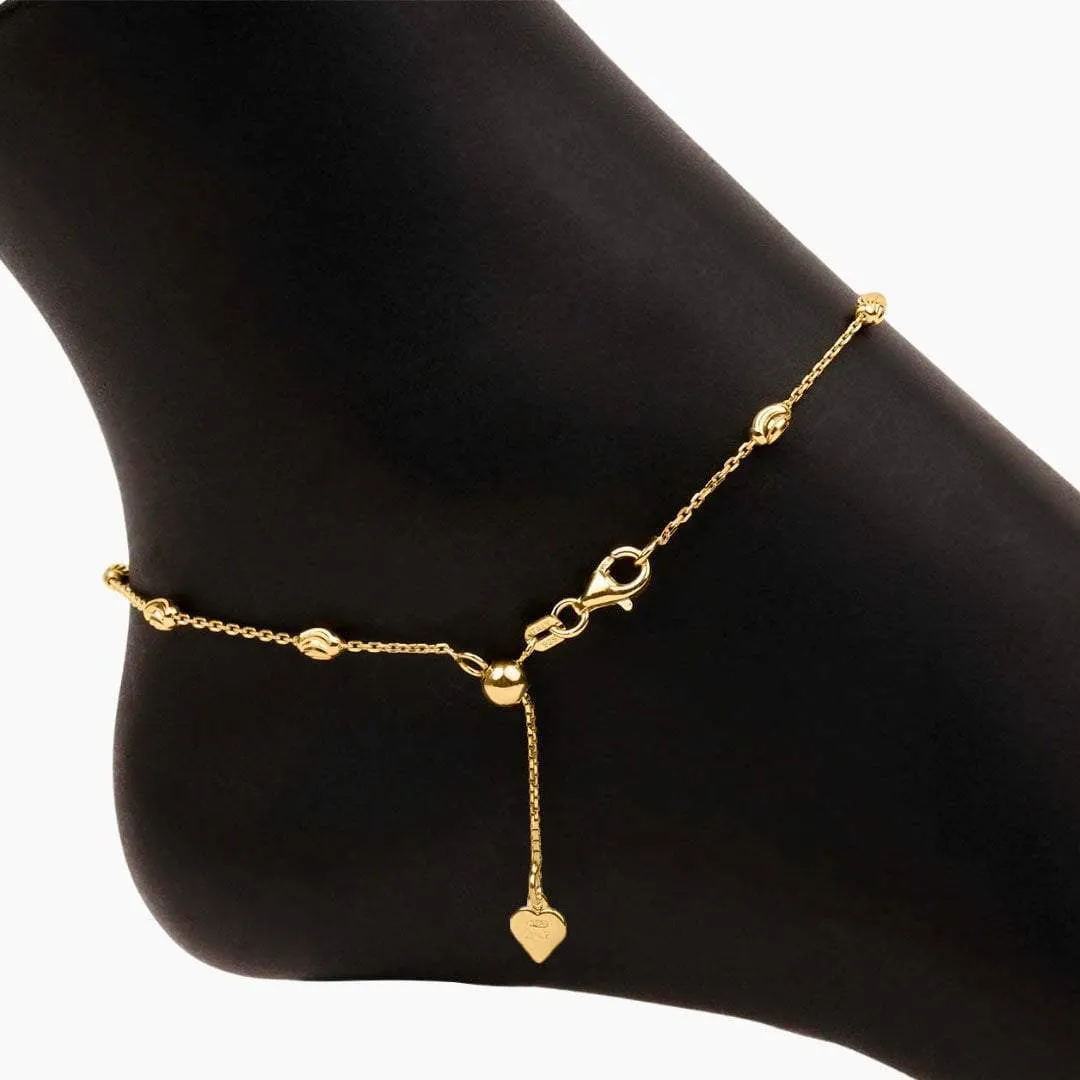 Moda Gold Layering Anklet Set