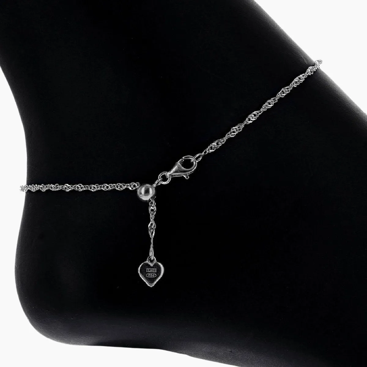 Moda Silver Layering Anklet Set