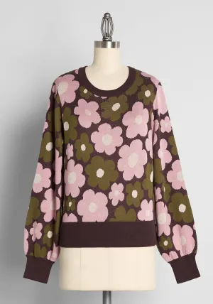 ModCloth x Princess Highway A Beautiful Bundle Graphic Sweater