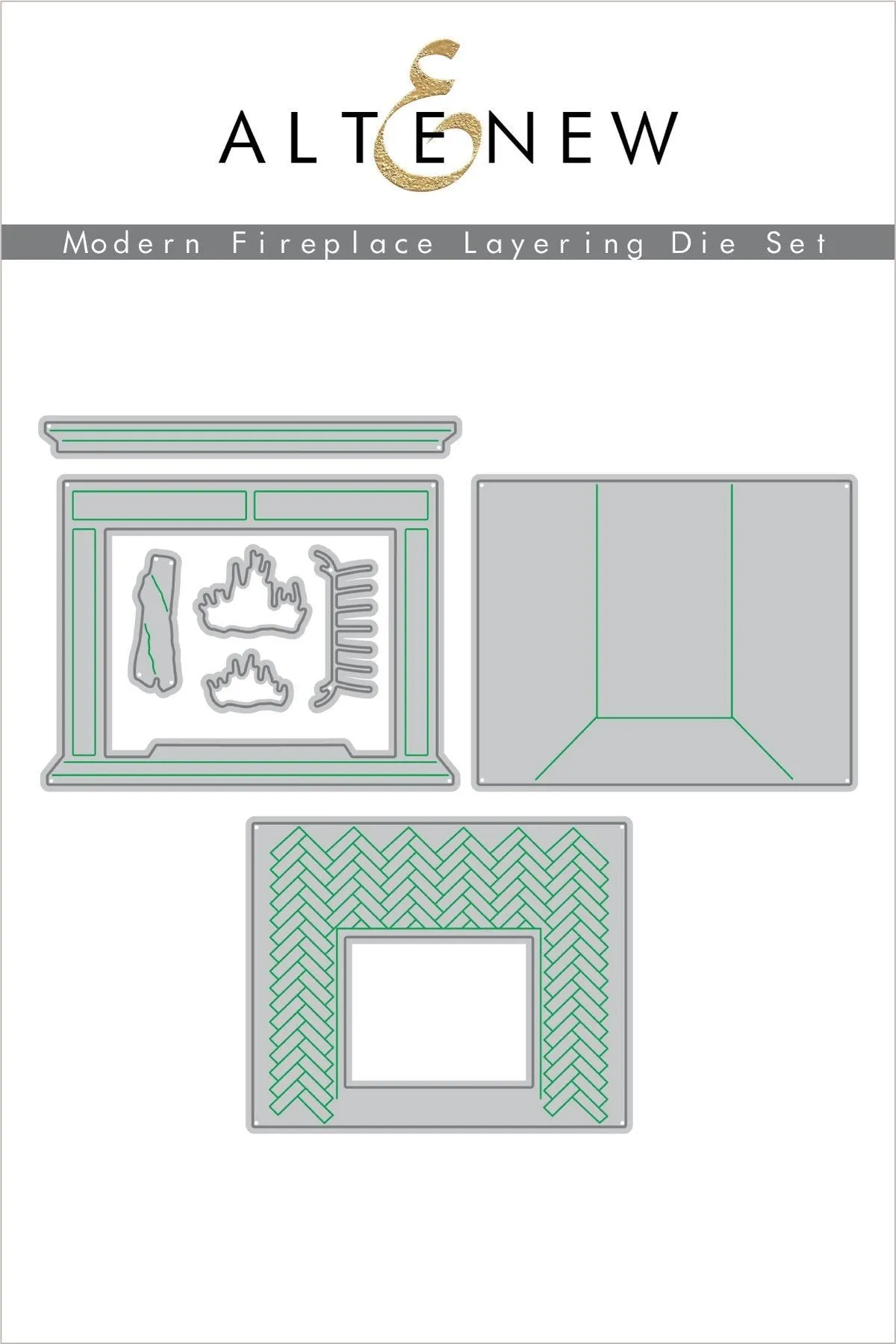 Modern Fireplace Layering Die Set