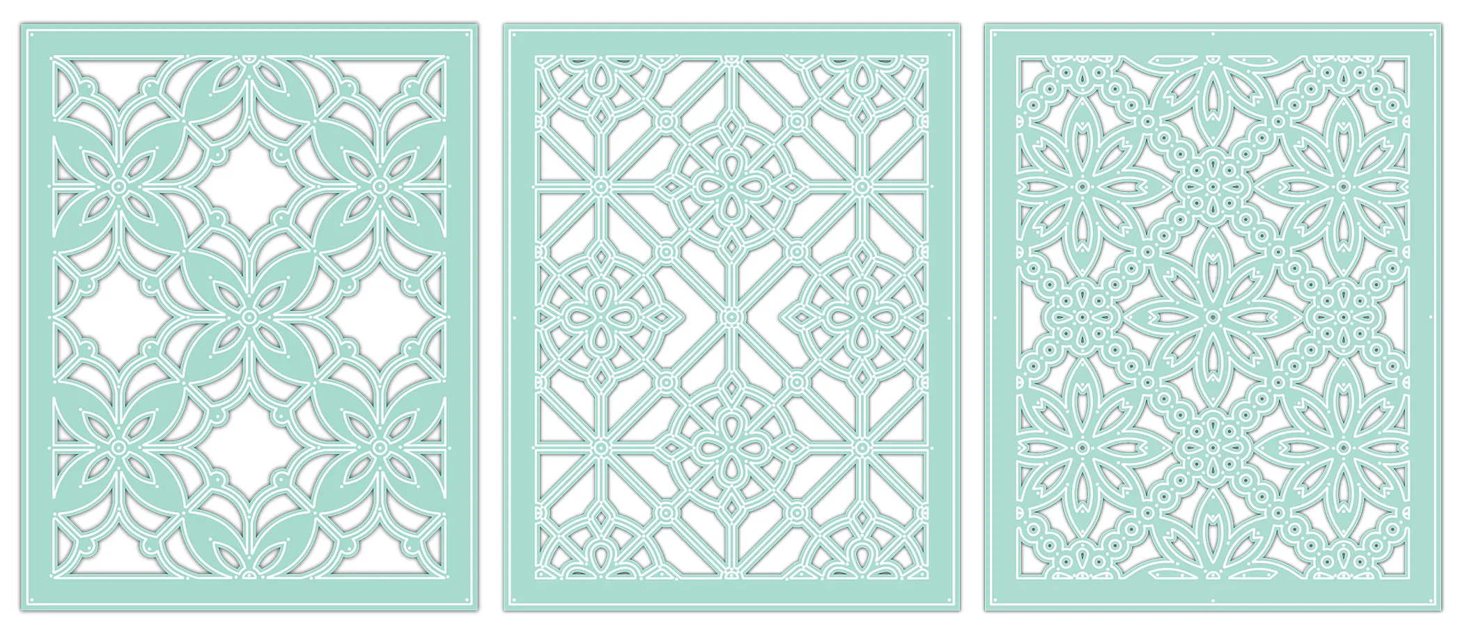 Modern Geometric Coverplate I, II, and III Bundle