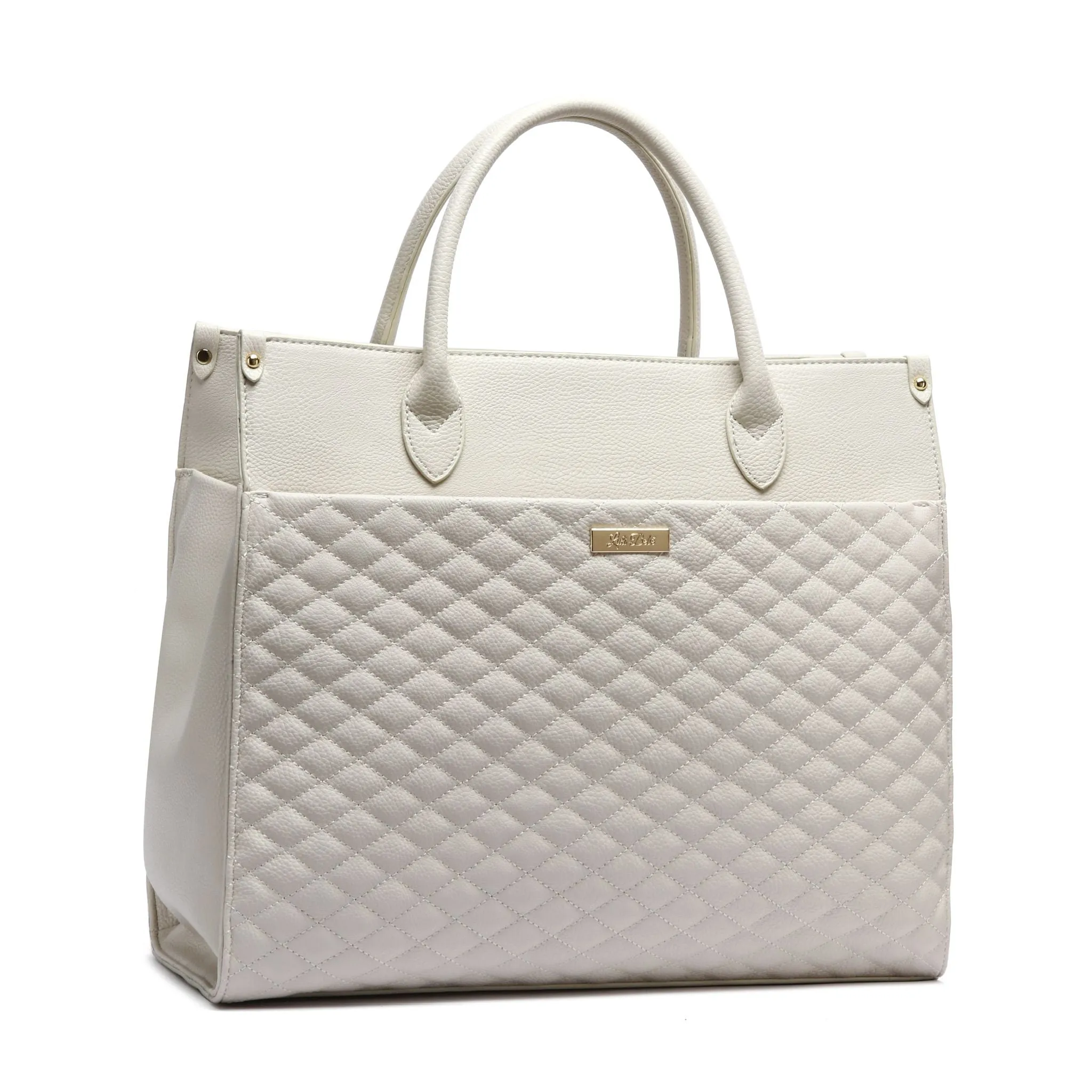 Monaco Tote Bag | Pearl White