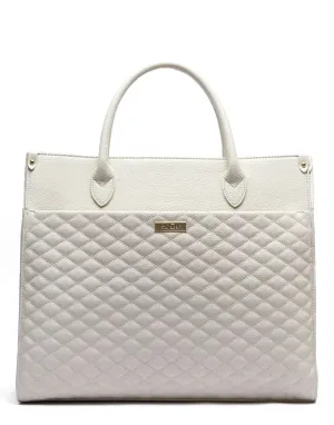 Monaco Tote Bag | Pearl White