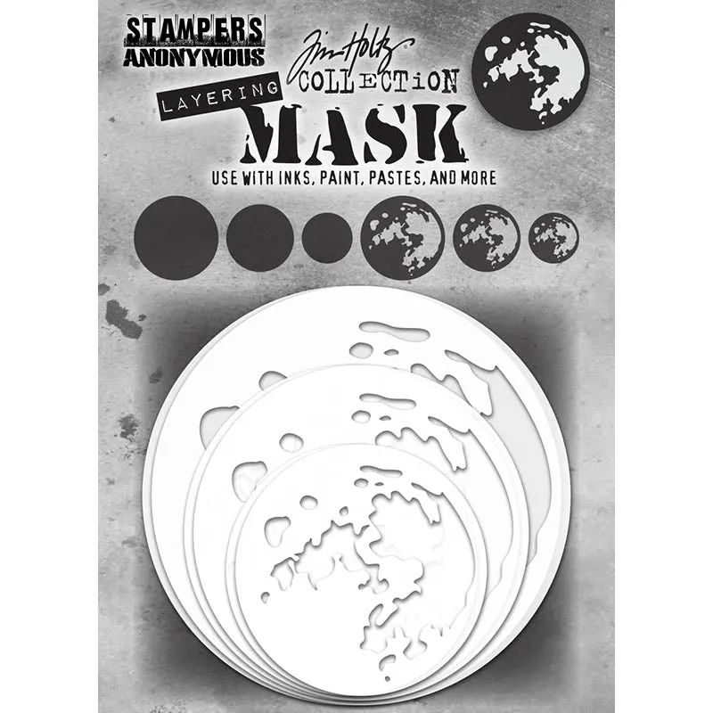 Moon Layering Mask | Tim Holtz