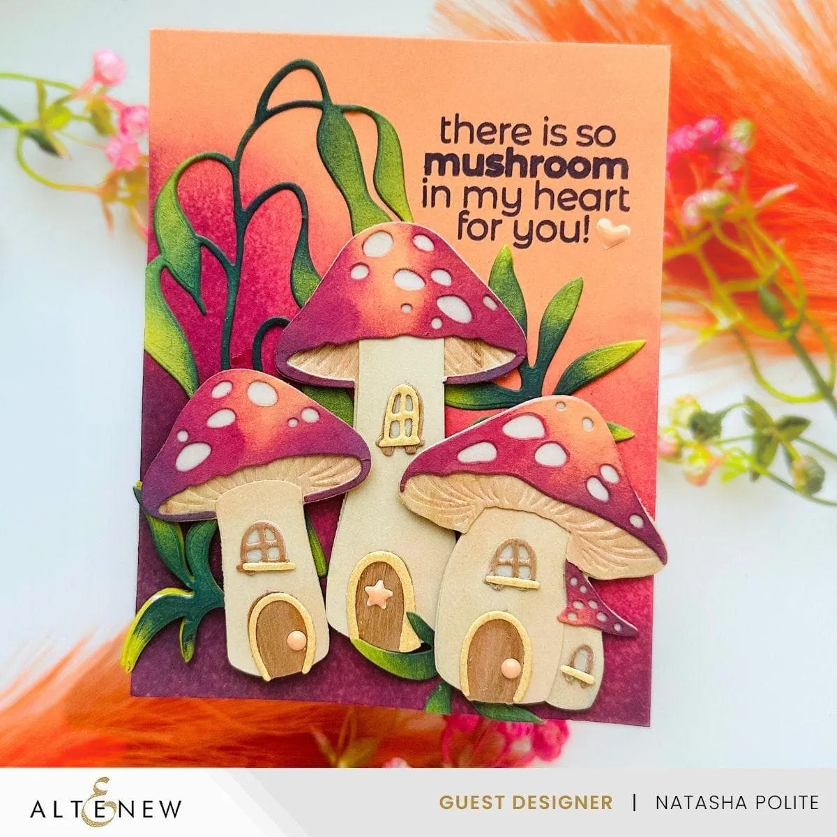 Mushroom Cottage Layering Die Set