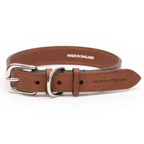 Mutts & Hounds Leather Dog Collar