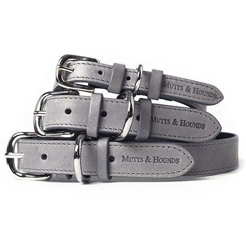 Mutts & Hounds Leather Dog Collar