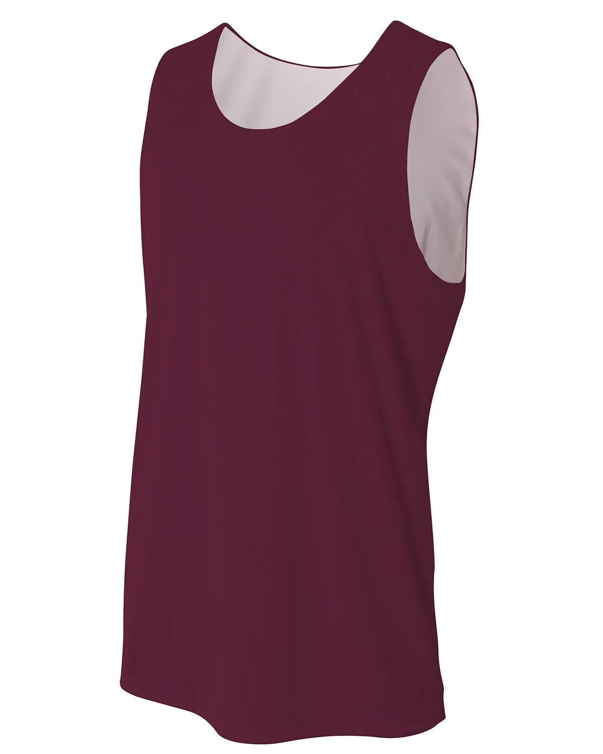 N2375-A4-MAROON WHITE