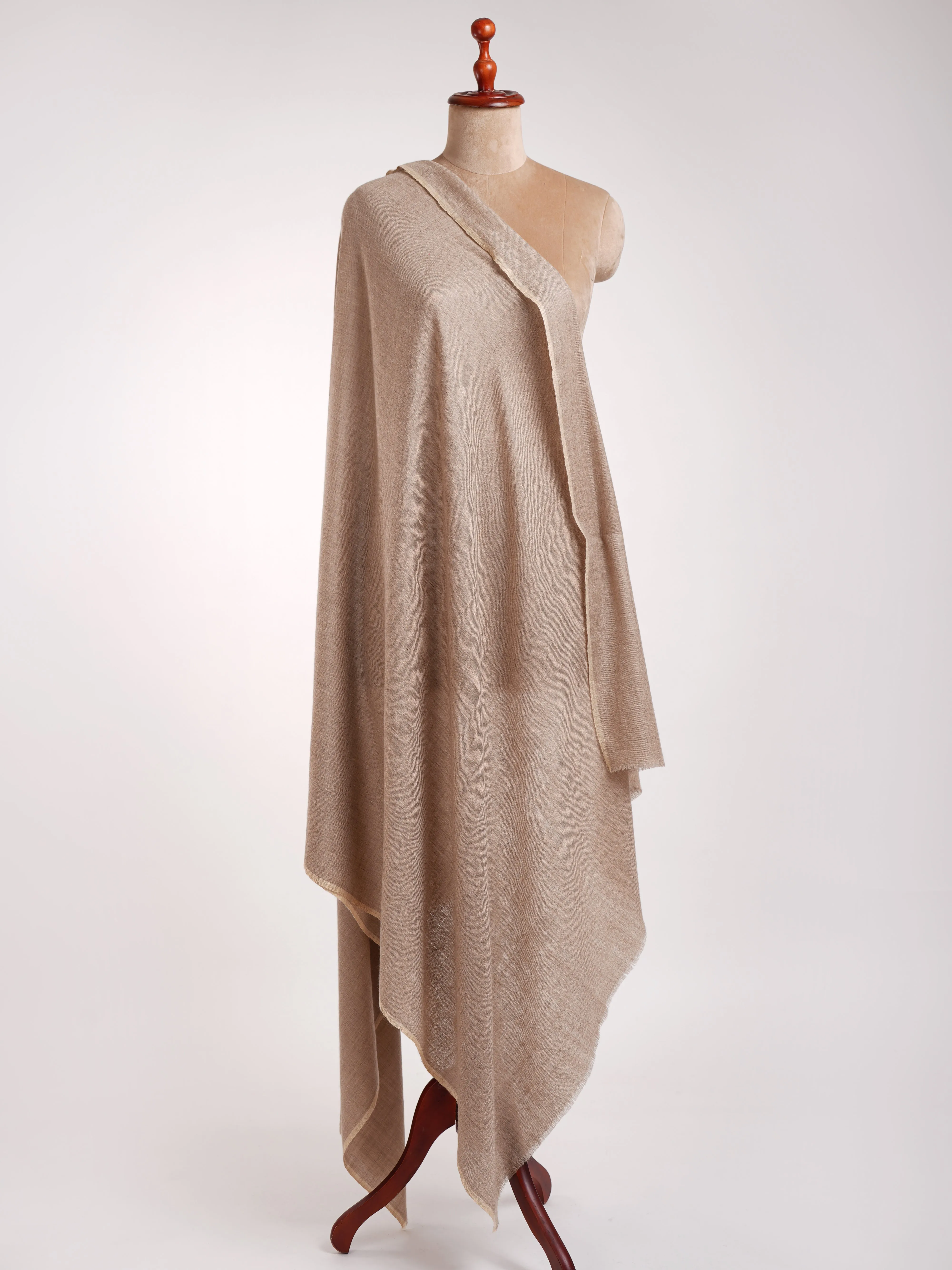 Natural Grey Corporate Baddie Pashmina Neck Wrap