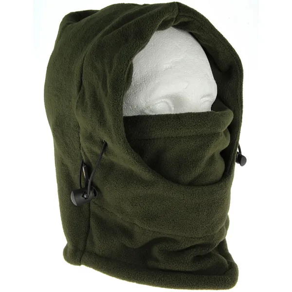 Ngt green snood with Face Guard