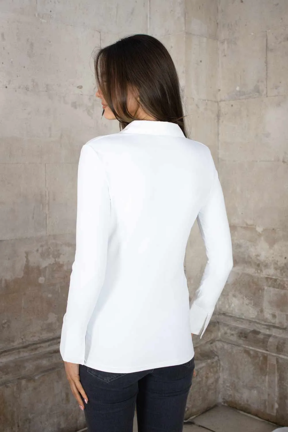 NO2MORO White Anna Layering Shirt