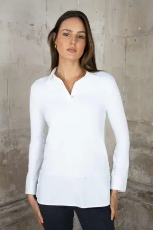 NO2MORO White Fenty Layering Shirt