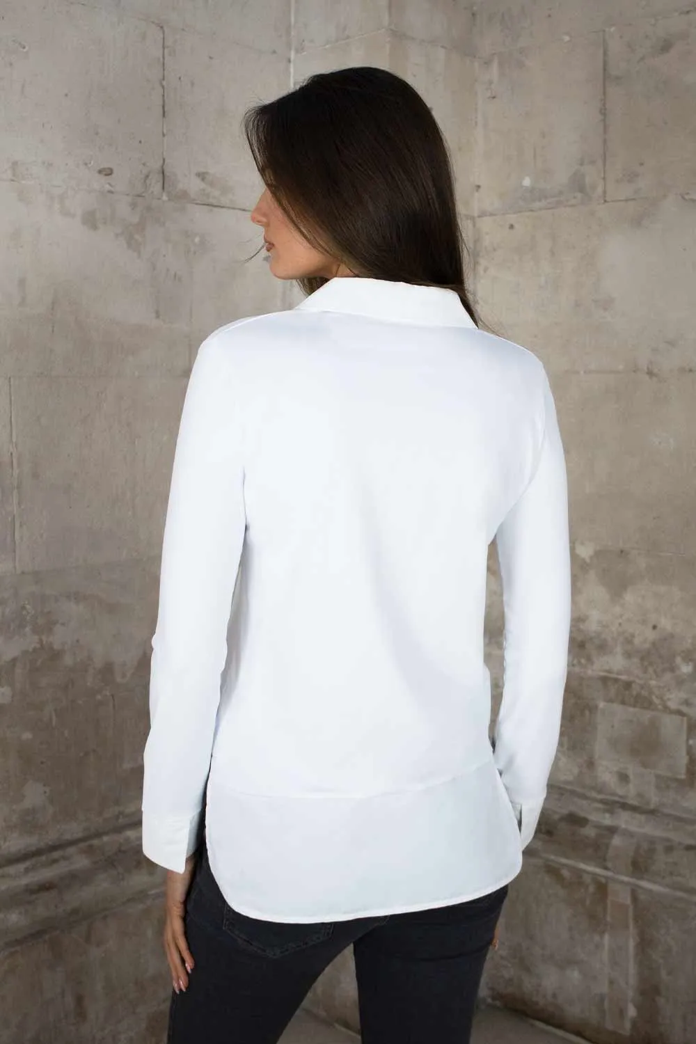 NO2MORO White Fenty Layering Shirt