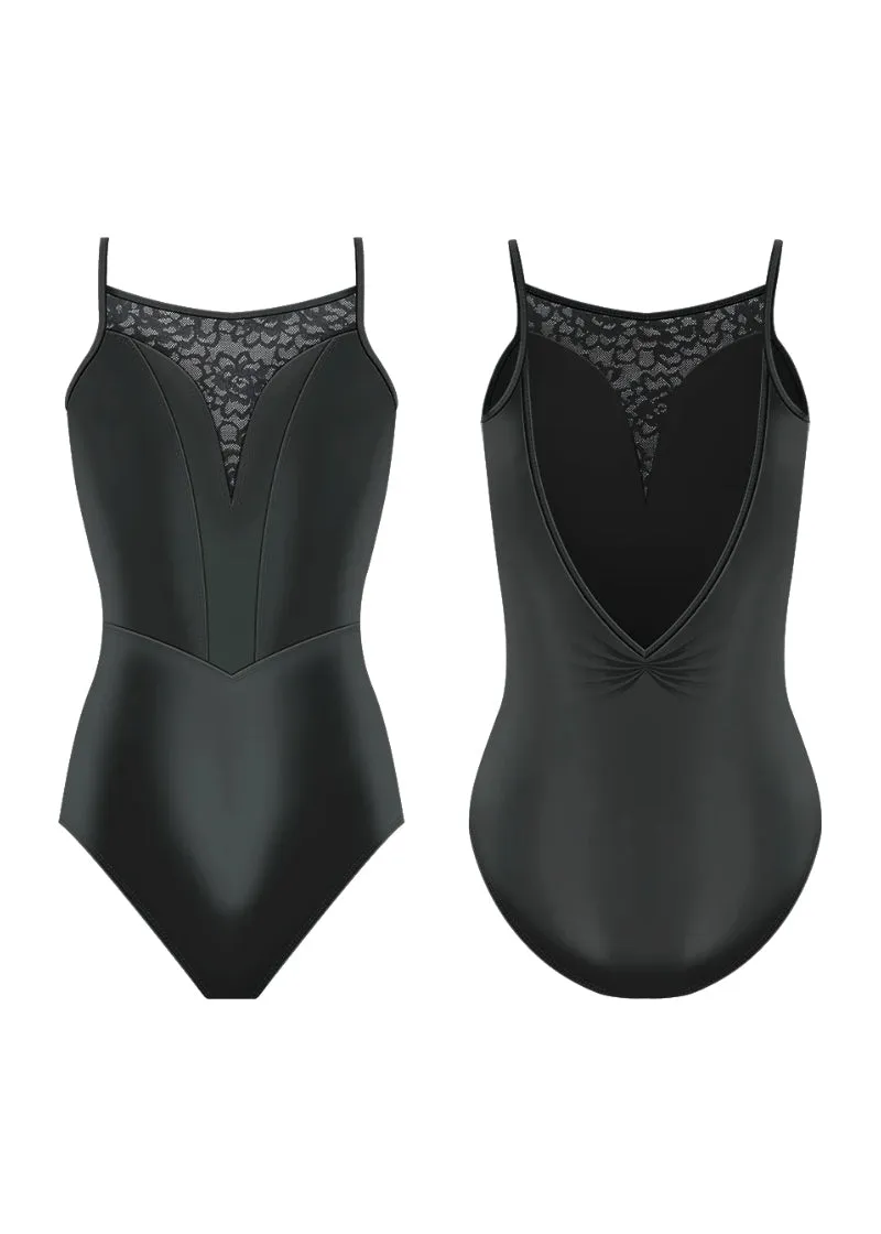 ON SALE Jewel Lace Camisole Leotard (Jet)