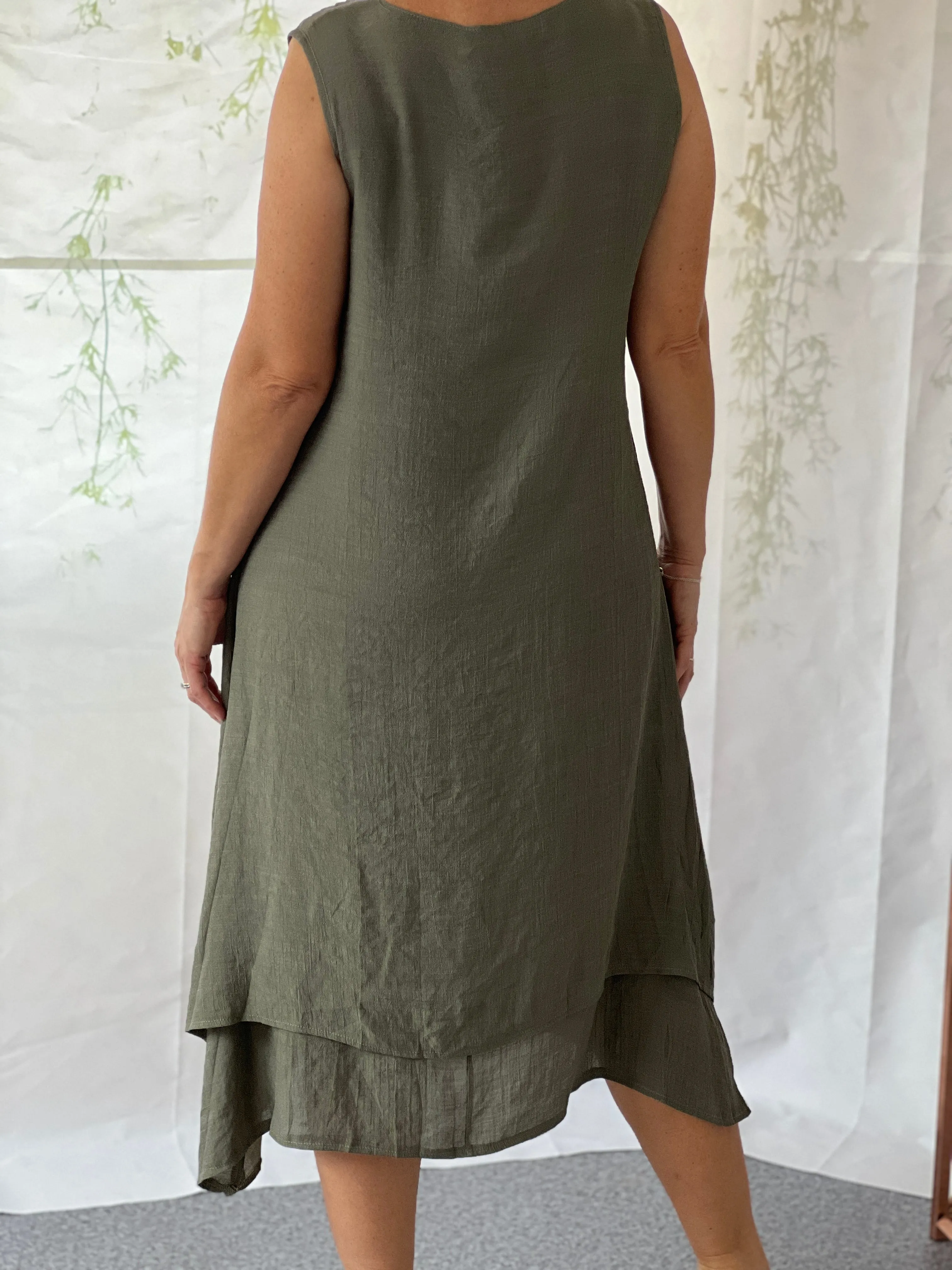 Orlando Khaki Layering Dress