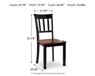 Owingsville Dining Table and 4 Chairs and Bench