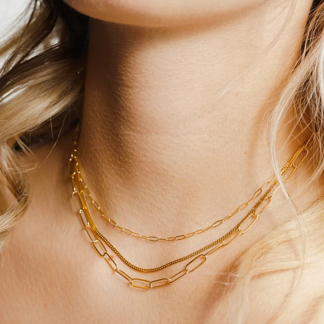 Paperclip Necklace in 14 Karat Gold Fill - Choose Your Size