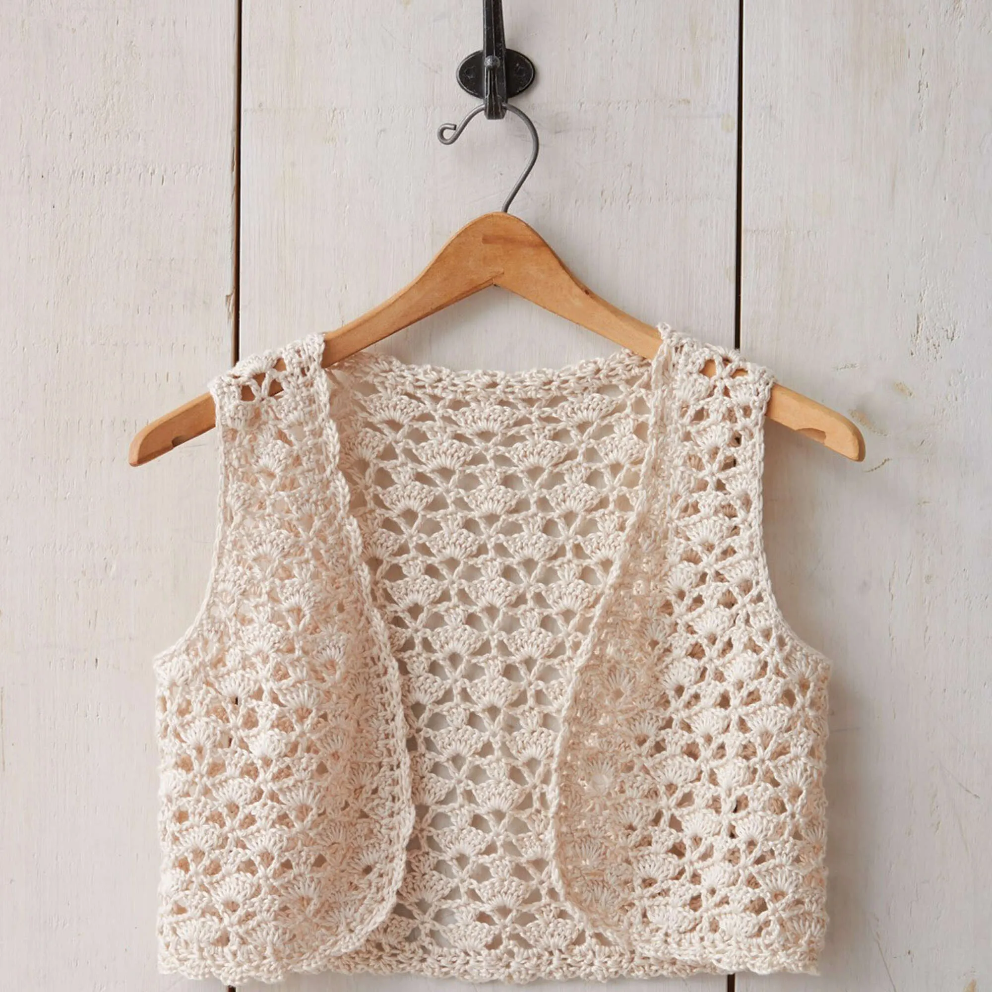 Patons Seashell Crochet Vest