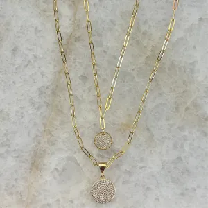 Pavé Drop Necklace