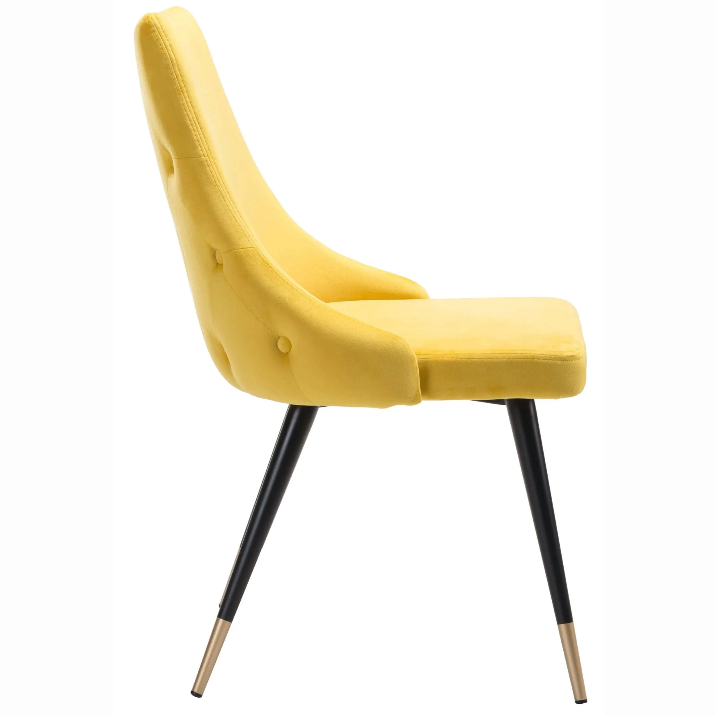 Piccolo Dining Chair, Yellow, Set of 2