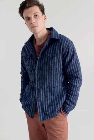 Piet Handwoven Jacket Blue