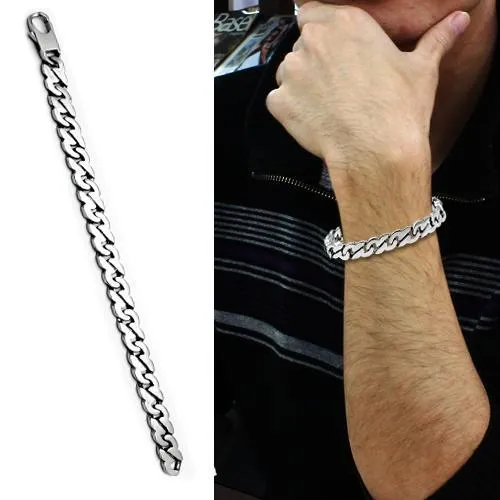 polished (no plating) Stainless Steel Bracelet with No Stone for Women Style TK345