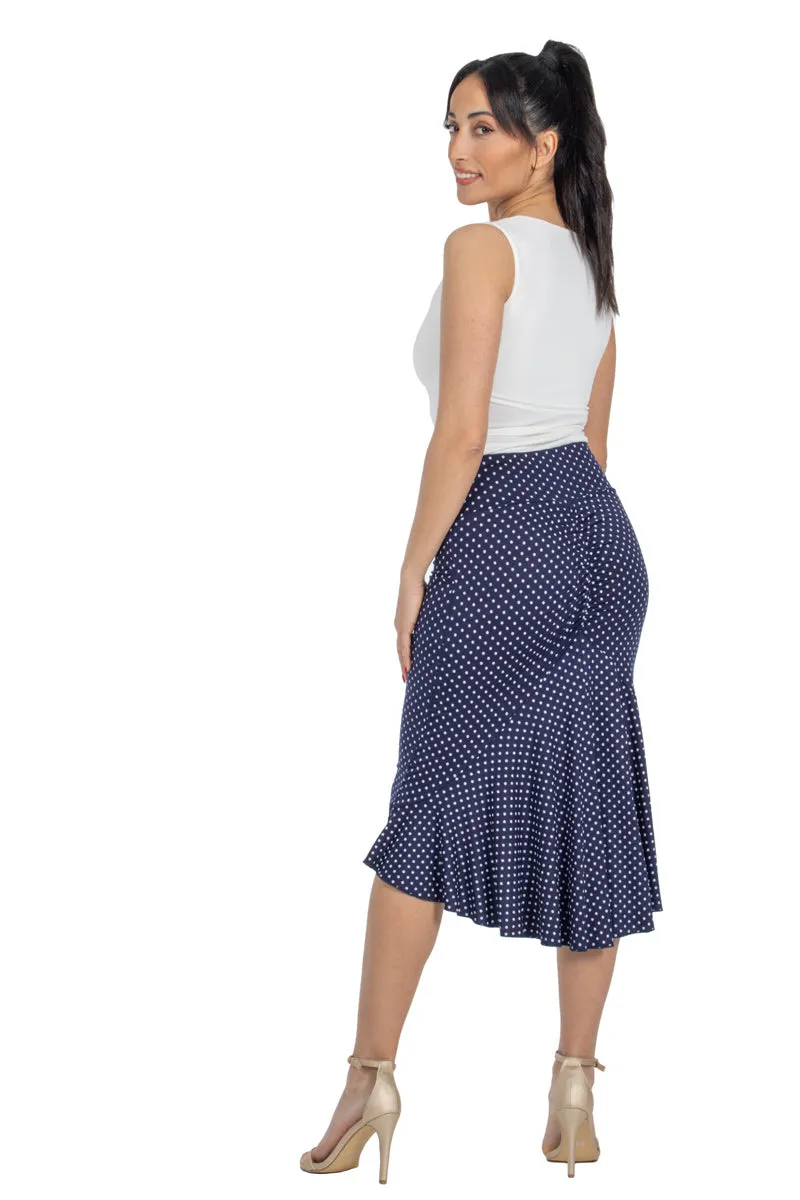 Polka Dot Mermaid Tango Skirt