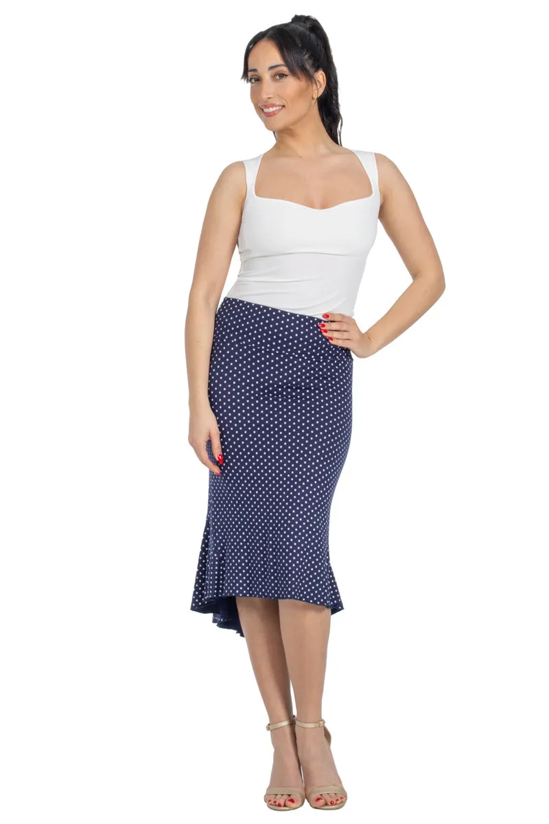 Polka Dot Mermaid Tango Skirt