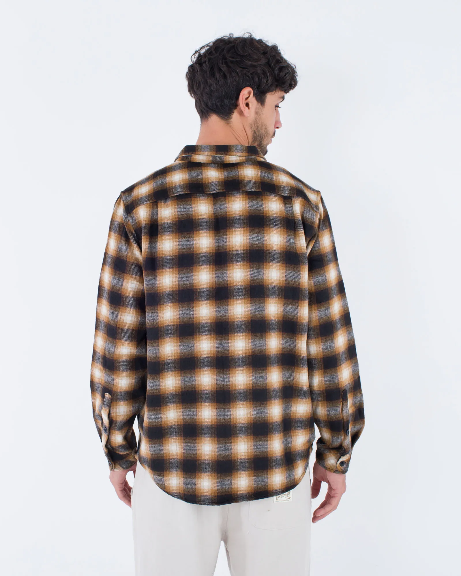 Portland Wool Flannel Shirt in Brown