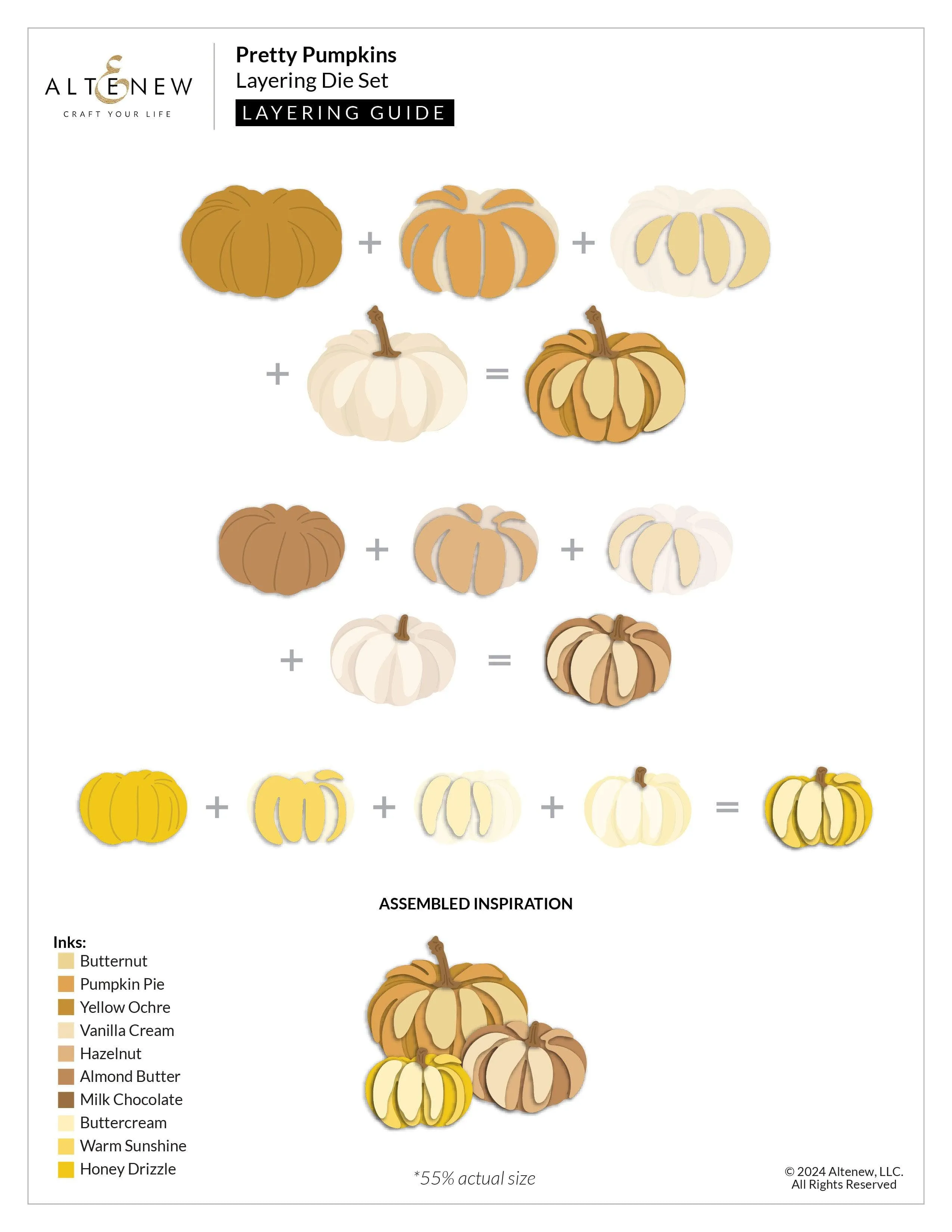 Pretty Pumpkins Layering Die Set