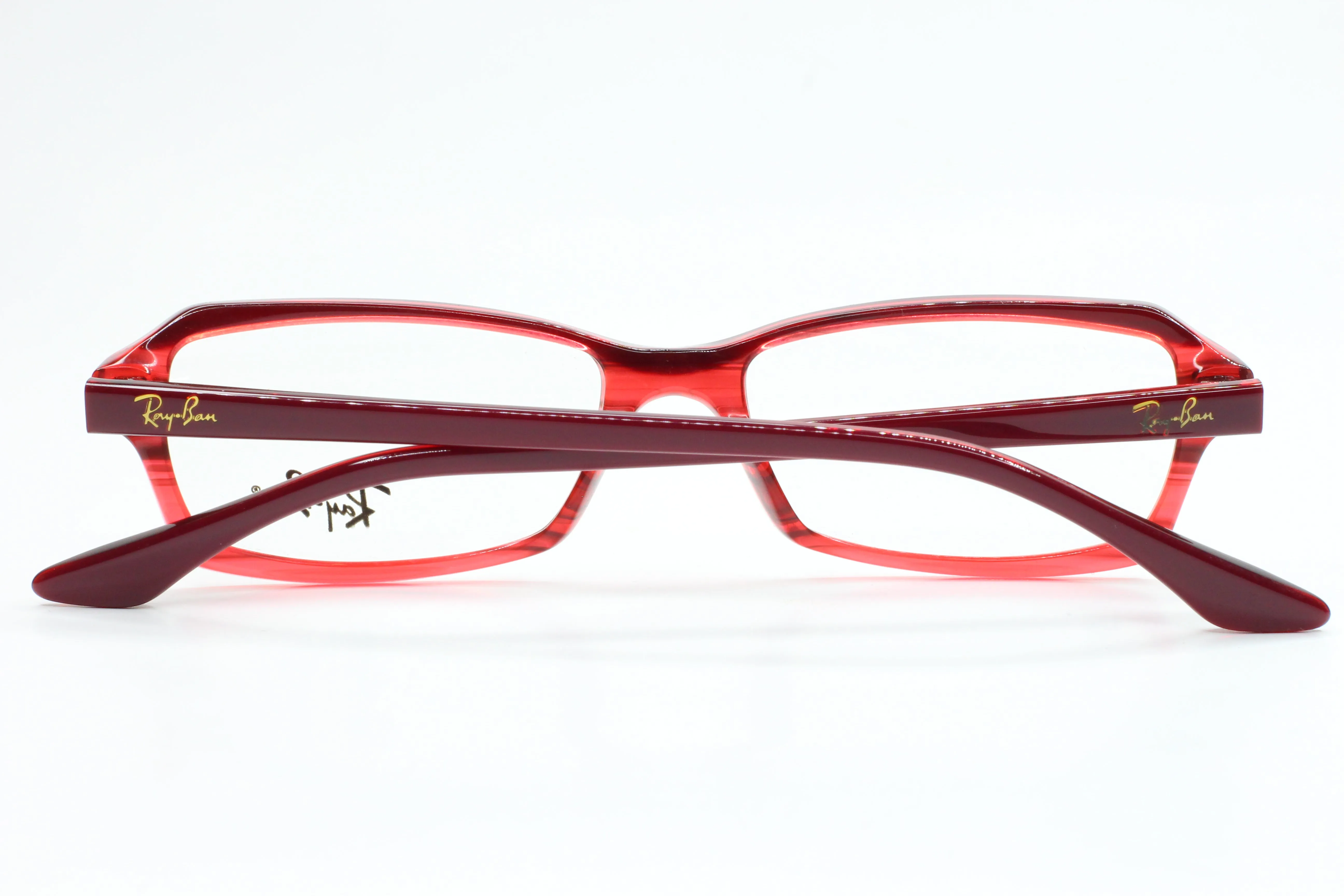 Ray-Ban RB5235 5054 Wine Red Clear Designer Italy Eyeglasses