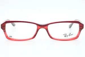 Ray-Ban RB5235 5054 Wine Red Clear Designer Italy Eyeglasses