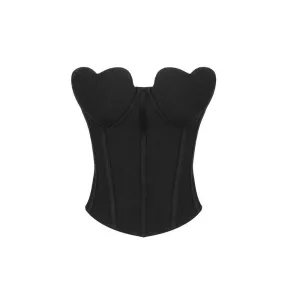 Reese Strapless Heart Shape Bustier Corset Top