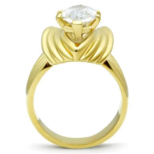 Ring AAA GRD CZ Clear GL088 for Women Style Plating