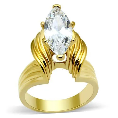 Ring AAA GRD CZ Clear GL088 for Women Style Plating