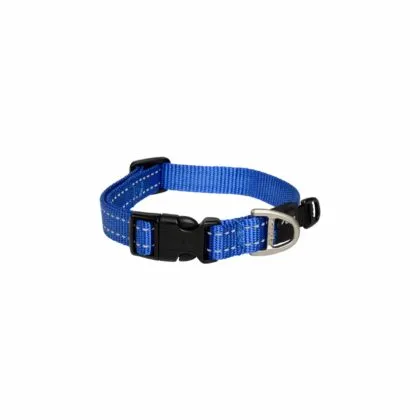 ROGZ UTILITY REFLECTIVE STITCHING COLLAR - L-BLUE