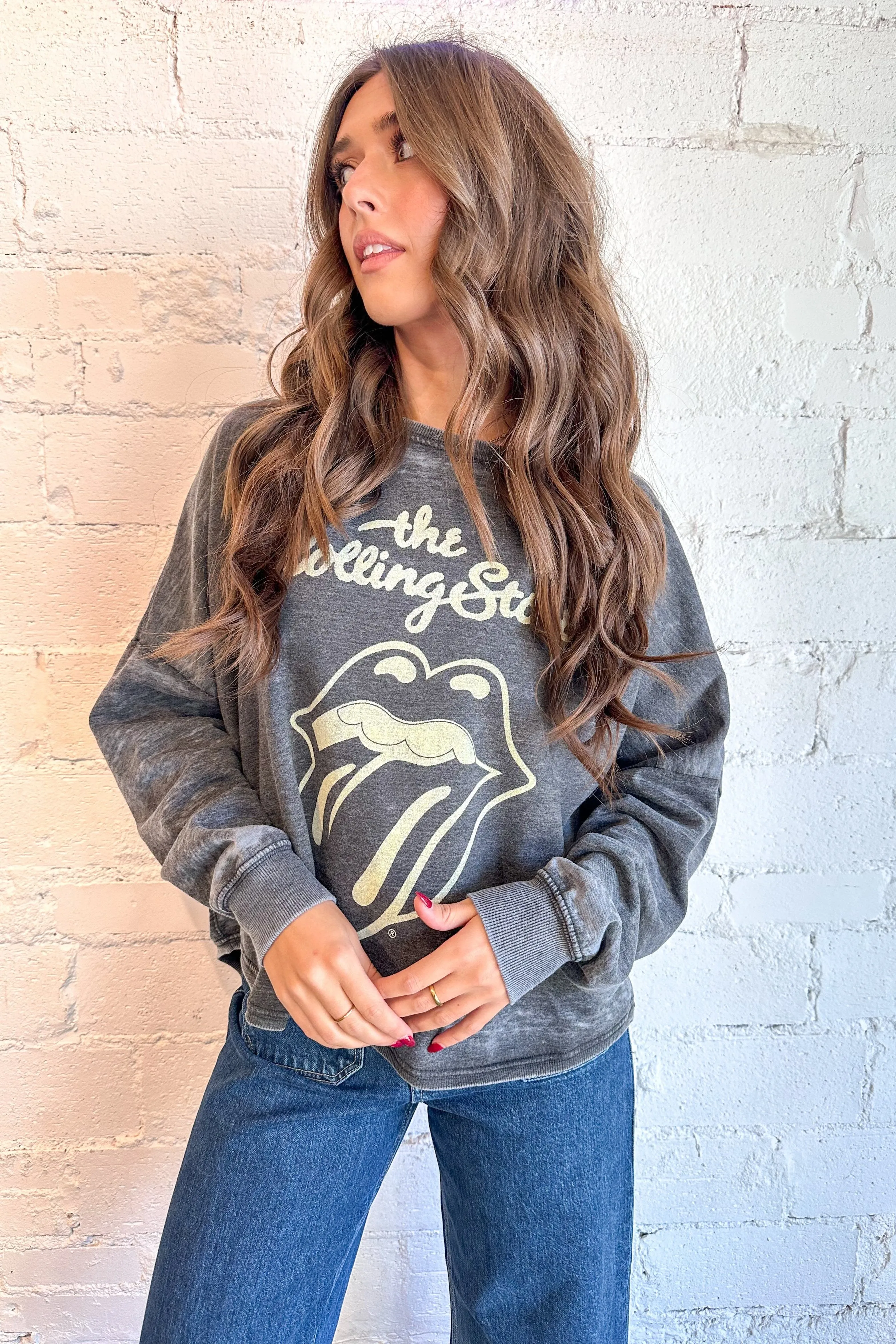 Rolling Stones Burnout Fleece