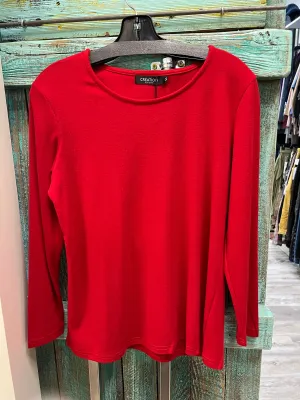 Round Neck Top in Red by Creations