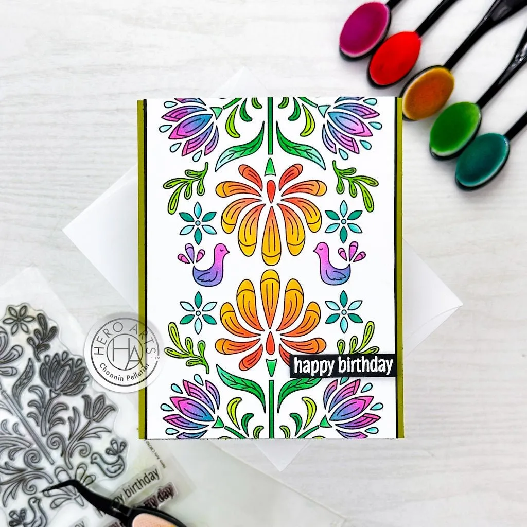 SA273 Color Layering Folk Art Stencils